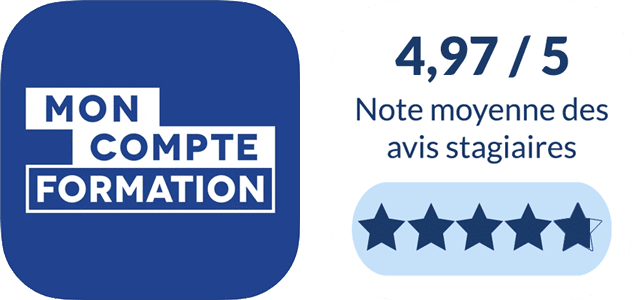 Efficience Consulting Note Mon compte formation de 4,97/5